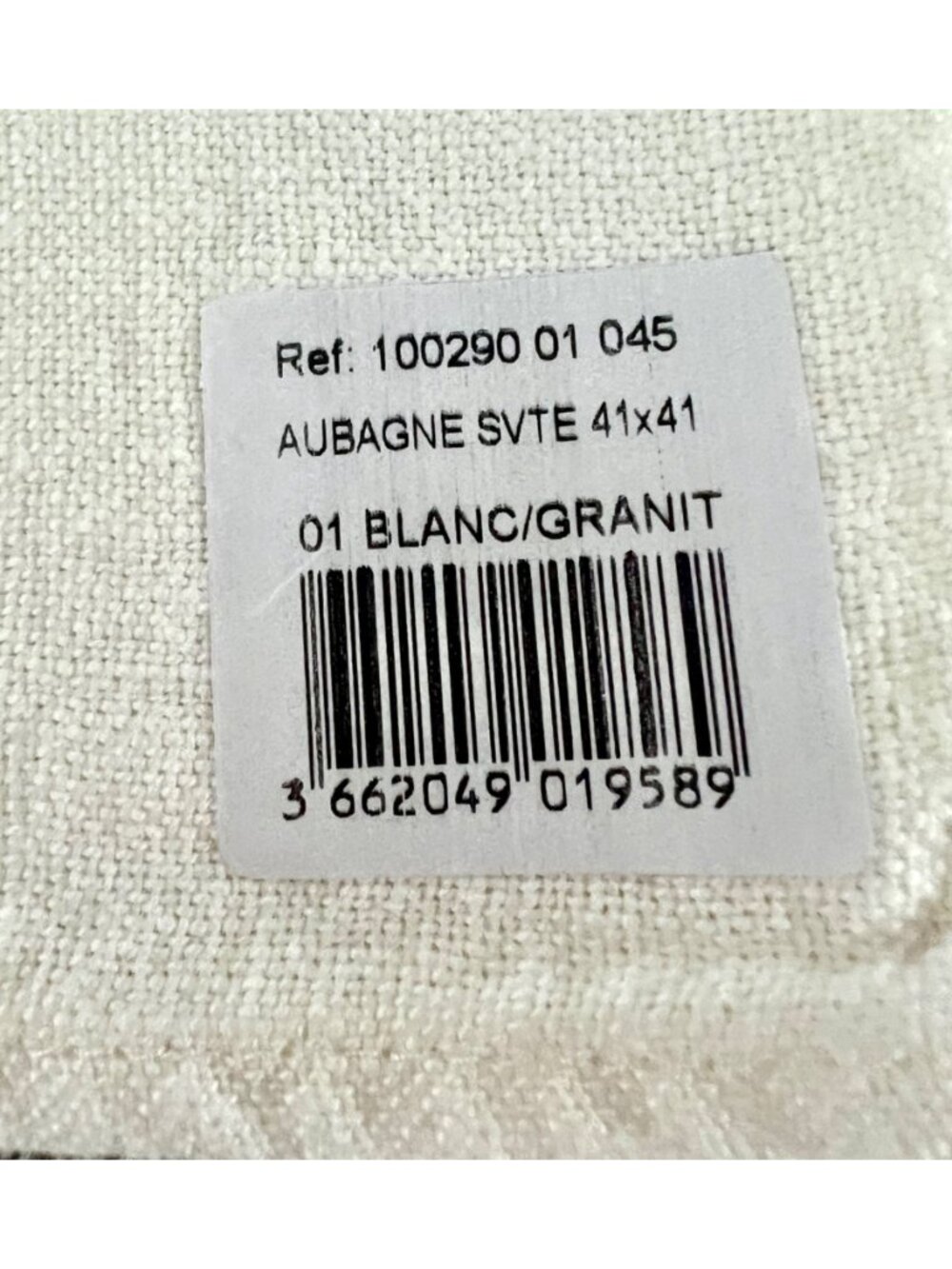 Set Of 5 French Black & White Striped 100% Linen Napkins Stonewash Farmhouse NWT - Picture 6 of 8